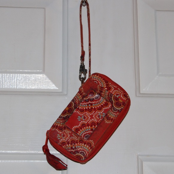Vera Bradley Handbags - Vera Bradley Cell Phone Wristlet “Paprika”
